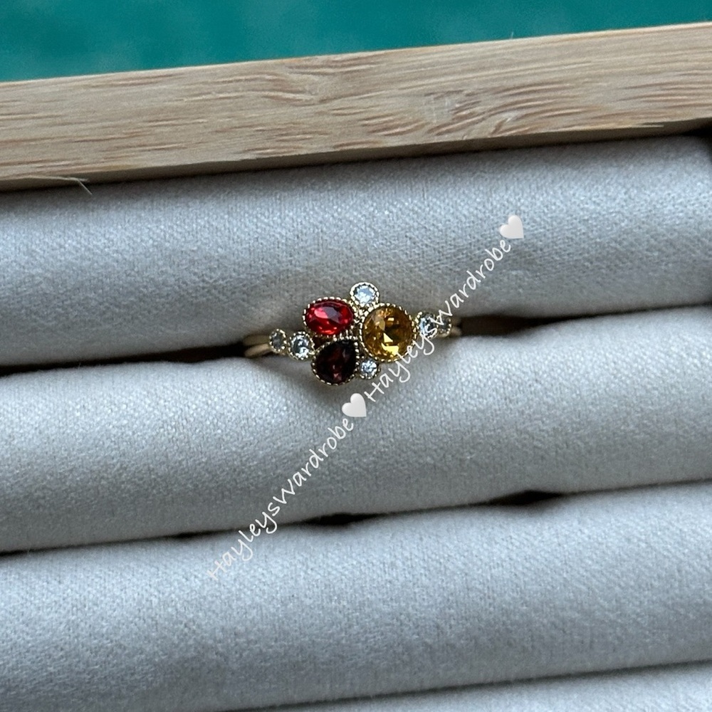 Gold Cluster Ring